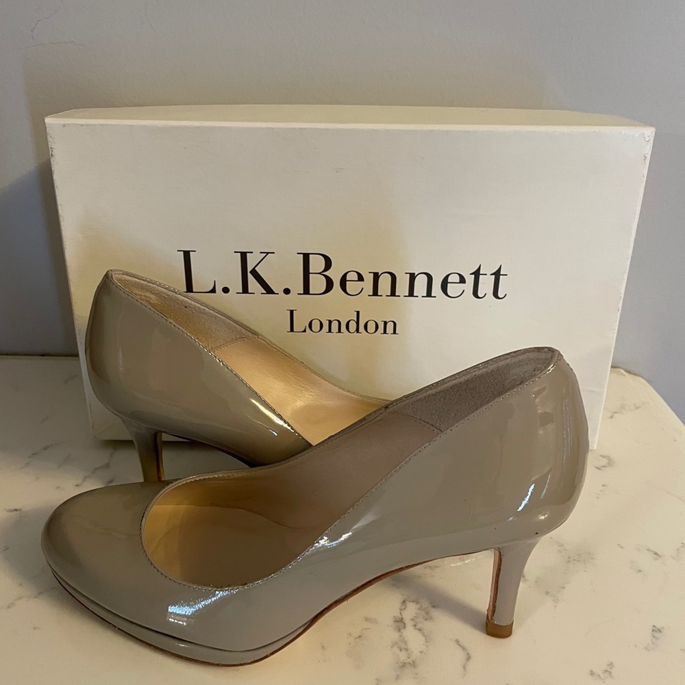 Patent leather L.K. Bennett shoes